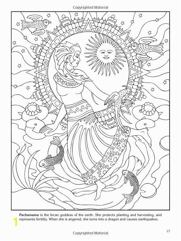 18awesome Dover Coloring Books Clip Arts & Coloring Pages Goddess Coloring Pages