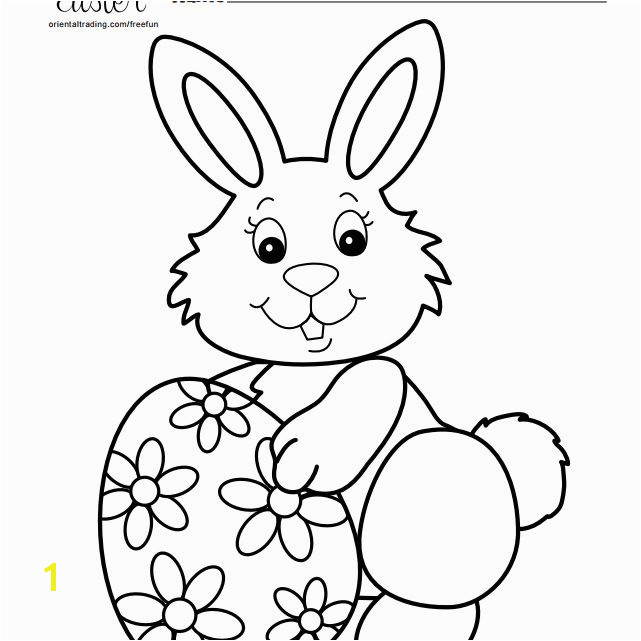 Free Easter Bunny Coloring Pages at Free N Fun Easter