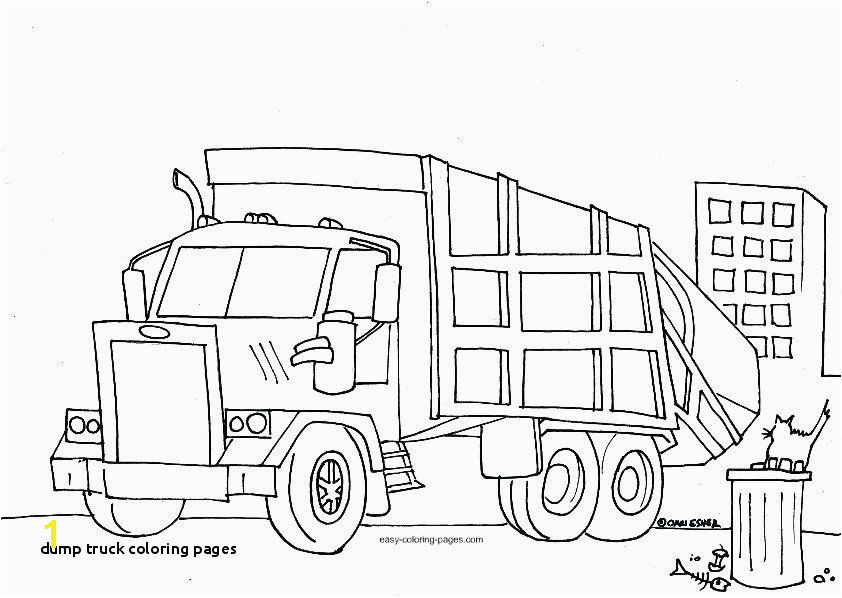 21 Dump Truck Coloring Pages