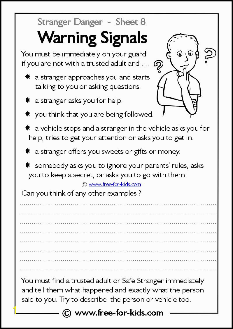 Responsibility Activity Sheets