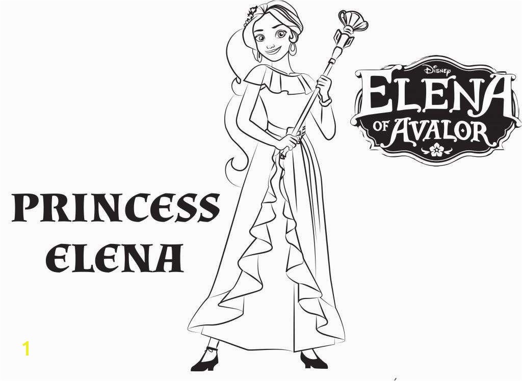 Princess Elena Coloring Page Inspirational Coloring Princess Pages Printable New Princess Elena Coloring Page Princess