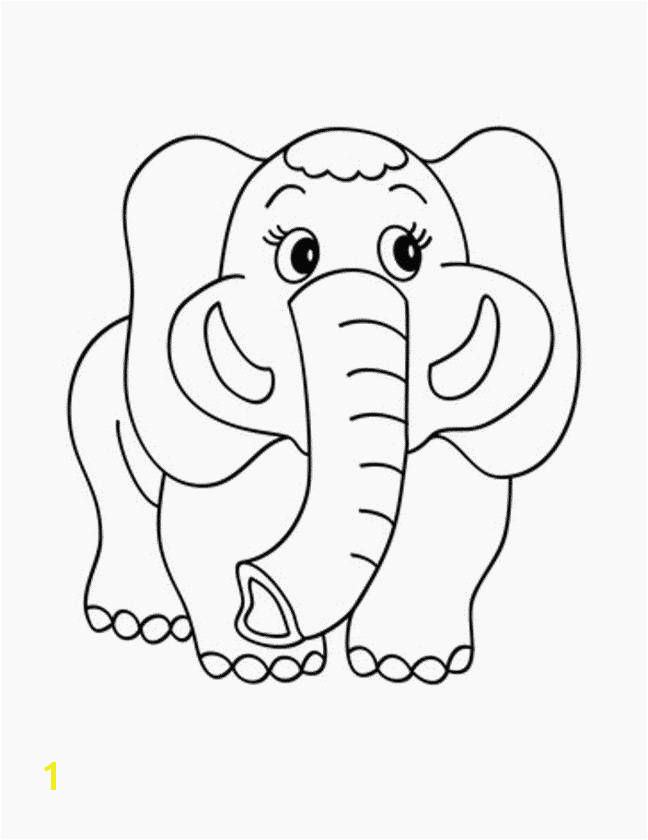 Elephant Coloring Pages to Print for Adults Printable Elephant Coloring Pages Awesome New Printable Coloring