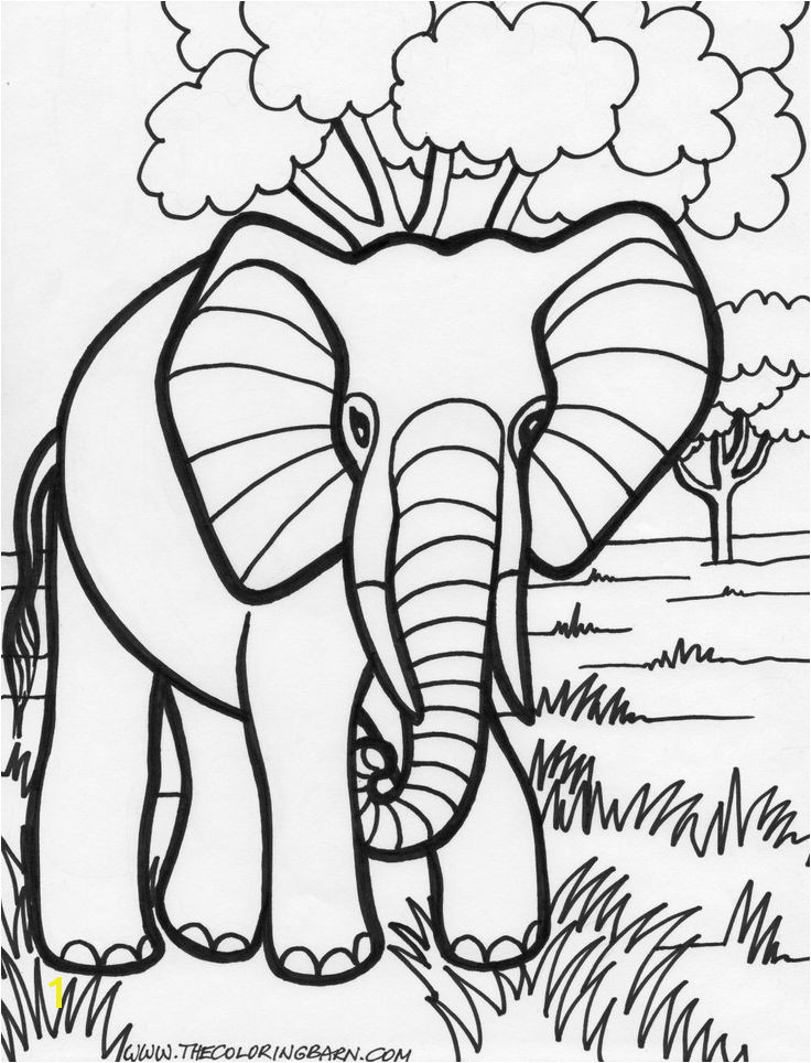 Printable Elephant Coloring Pages Elegant Color Page New Children Colouring 0d Archives Con Scio Printable