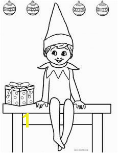 Free Printable Elf Coloring Pages For Kids