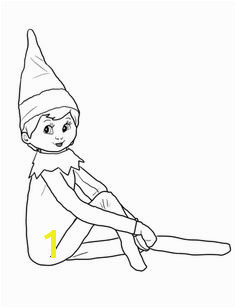elf elf Christmas Coloring Pages