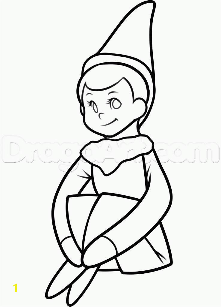 Elf On A Shelf Coloring Pages Printable Elf Coloring Pages Printable Inspirational Christmas Elf Coloring
