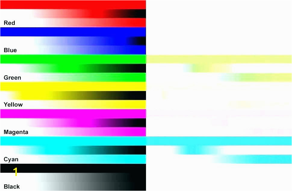 Epson Color Print Test Page