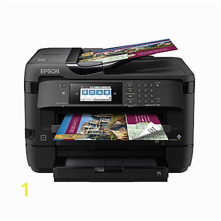 Epson Color Print Test Page Epson Workforce Wf 7720 Wireless Color 19 Inkjet Wide format All In