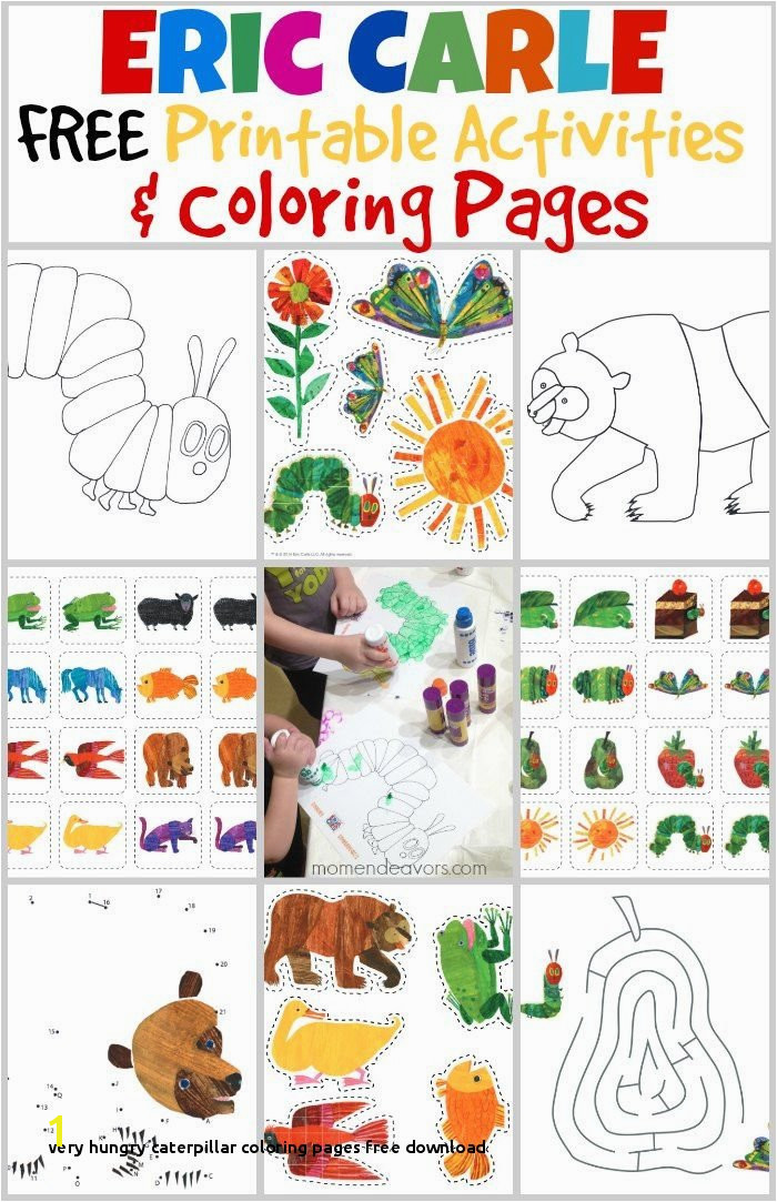 Very Hungry Caterpillar Coloring Pages Free Download 64 Best Preschool Literature Activities Pinterest