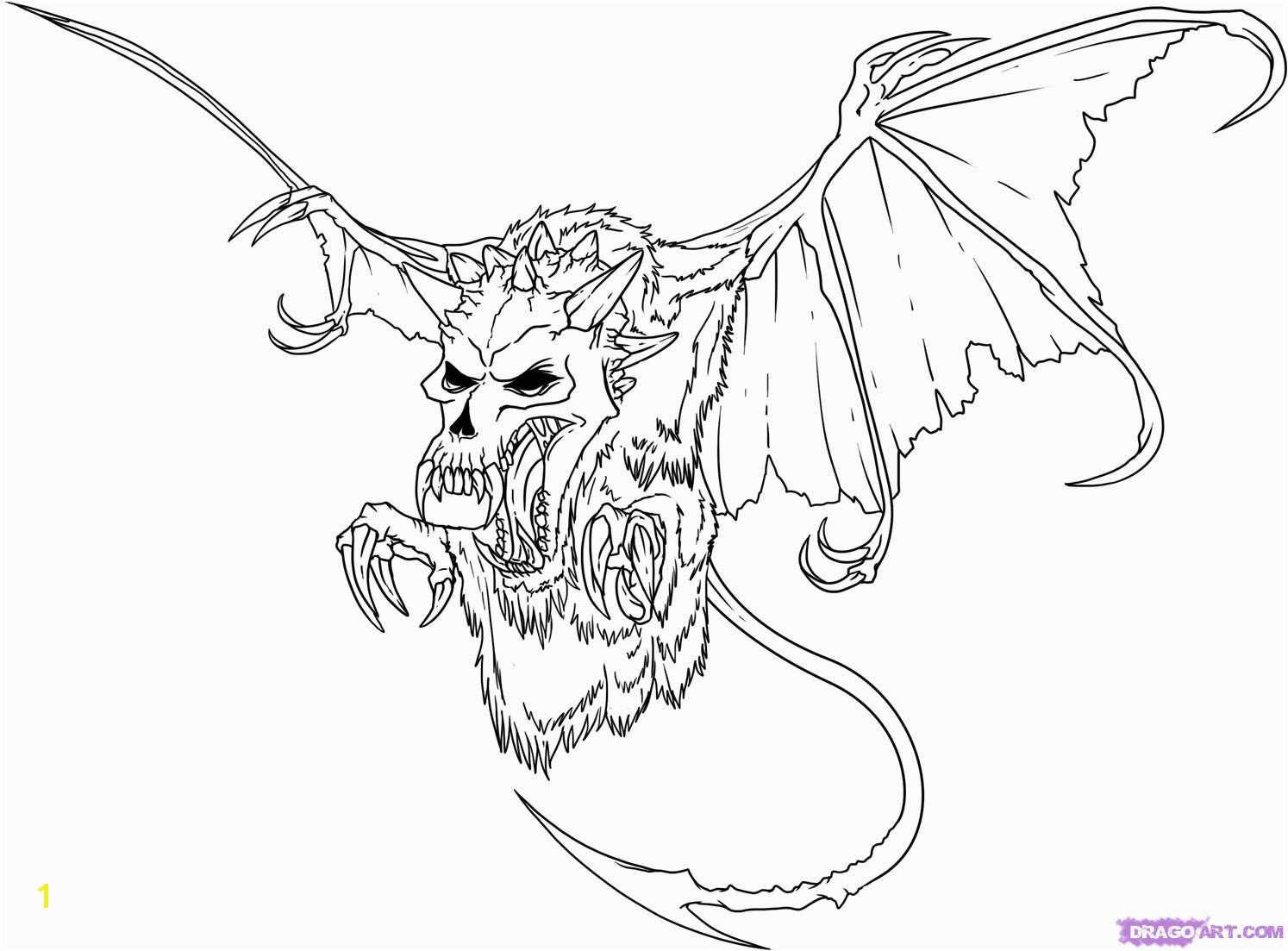 Valuable Evil Dragon Coloring Pages For Adults Drawing At GetDrawings Free Personal