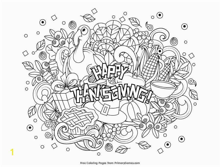 Thanksgiving Coloring Pages