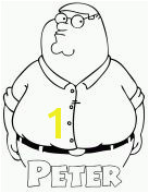 Family Guy – Peter Coloring Page