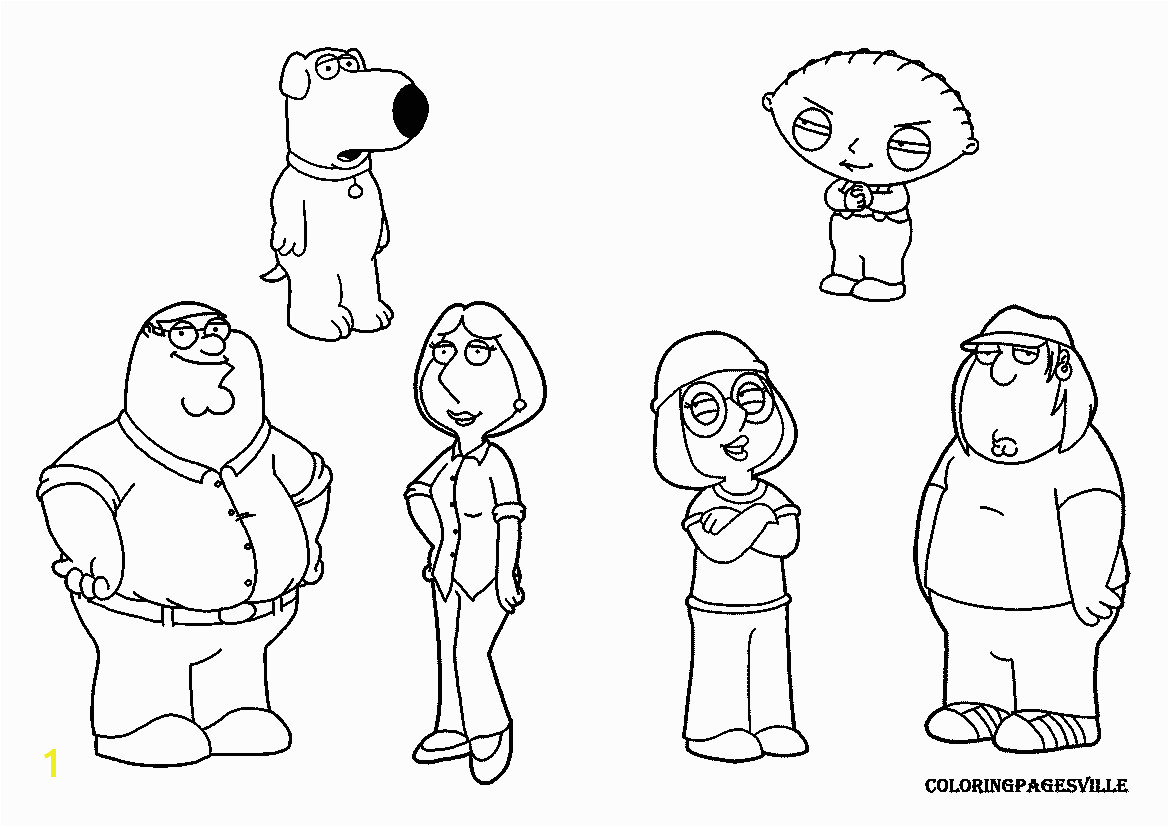 family guy coloring pages to print out