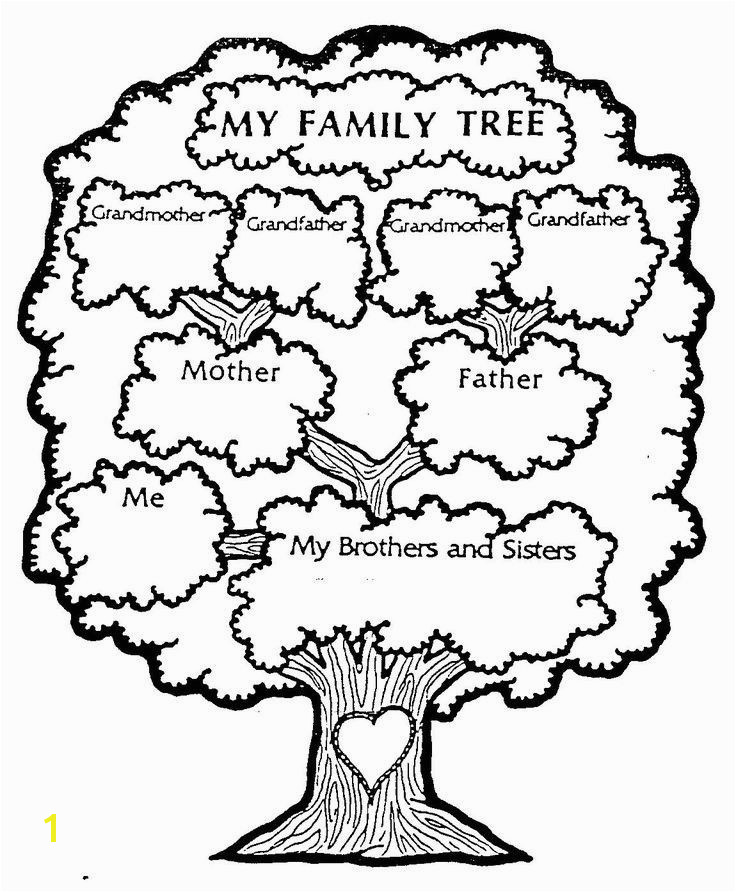 Family Tree Coloring Page Elegant Family Tree Coloring Page for Kids 58 Best Family Trees