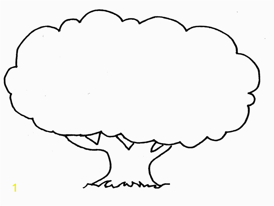 free printable tree coloring pages for kids printable pictures