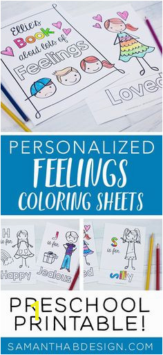 Feelings Coloring Book Emotions Kids Feelings Chart Therapy Printables Preschool Home School Homeschool Poster PDF