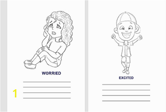 Feelings and Behavior Coloring Pages Feelings Emotions Workbook Parenting Pinterest