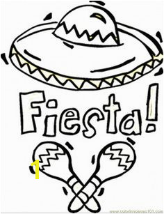 fiesta coloring sheets