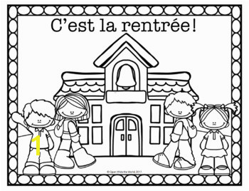 Spanish French & German Back to School Coloring Pages FREEBIE