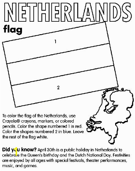 Flag Of Haiti Coloring Page Netherlands Flag Coloring Page