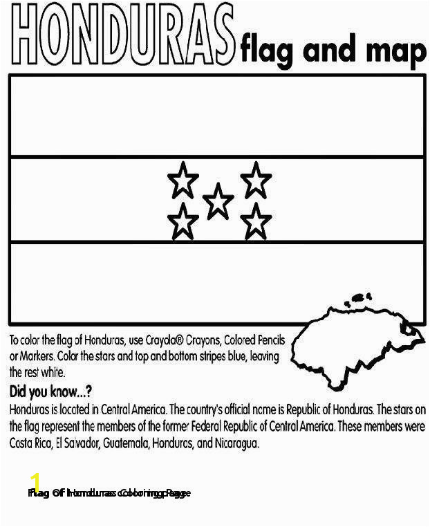 Flag Of Honduras Coloring Page Flag Honduras Coloring Page 28 Flag Honduras Coloring Page Kids
