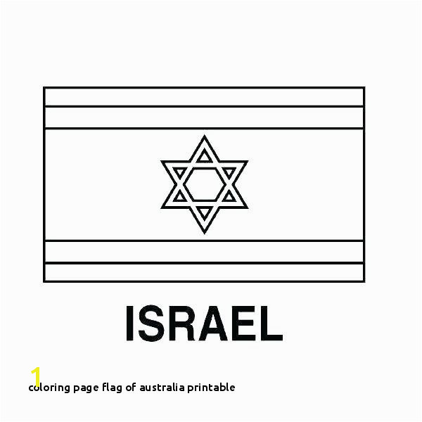 Flag Of israel Coloring Page 26 Coloring Page Flag Australia Printable