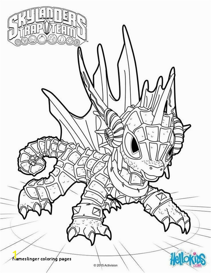 Flameslinger Coloring Pages Awesome 15 Unique Skylanders Giants