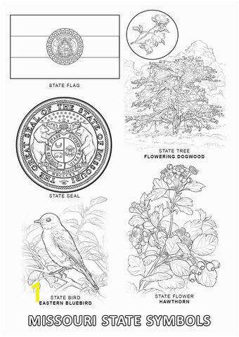 Missouri State Symbols coloring page from Missouri category Select from printable crafts of cartoons nature animals Bible and ma…