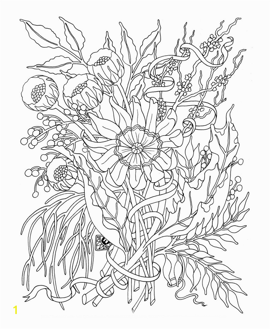 31 best free flower coloring pages adults