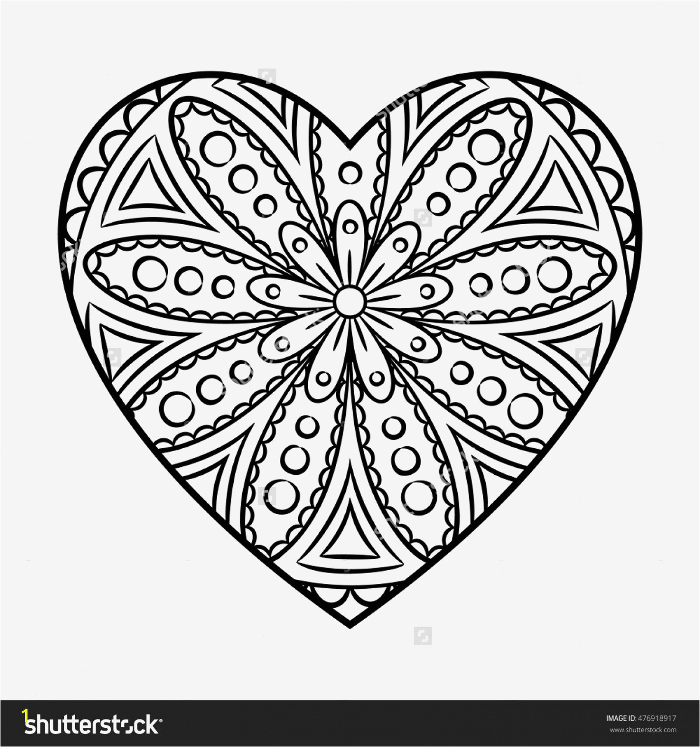 Printable Heart Mandala Coloring Pages Heart Mandala Coloring Pages Flower Outline Coloring Page Coloring Pages with Flowers and Hearts