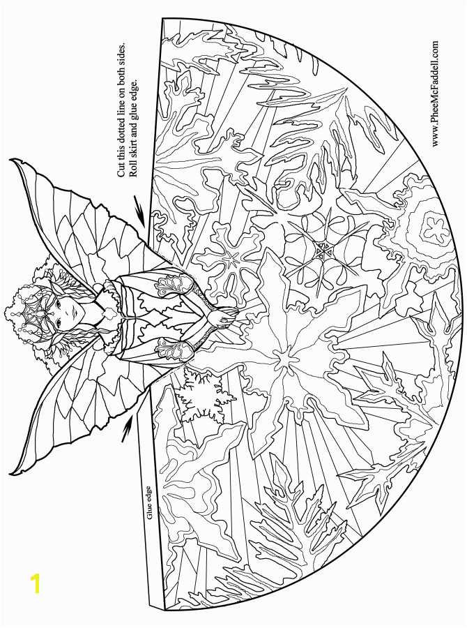 tree topper fairy angel coloring books for adults