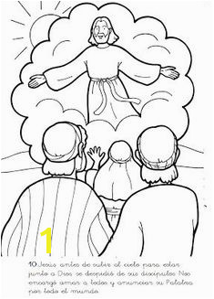 Image result for jesus ascension into heaven coloring pages Bible Story Crafts Jesus Crafts