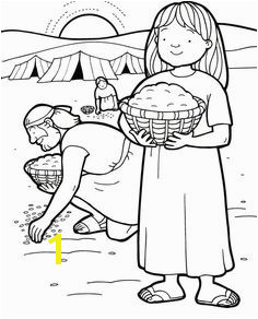 manna and quail coloring page Google Search Sunday School Coloring Pages Sunday School Kids