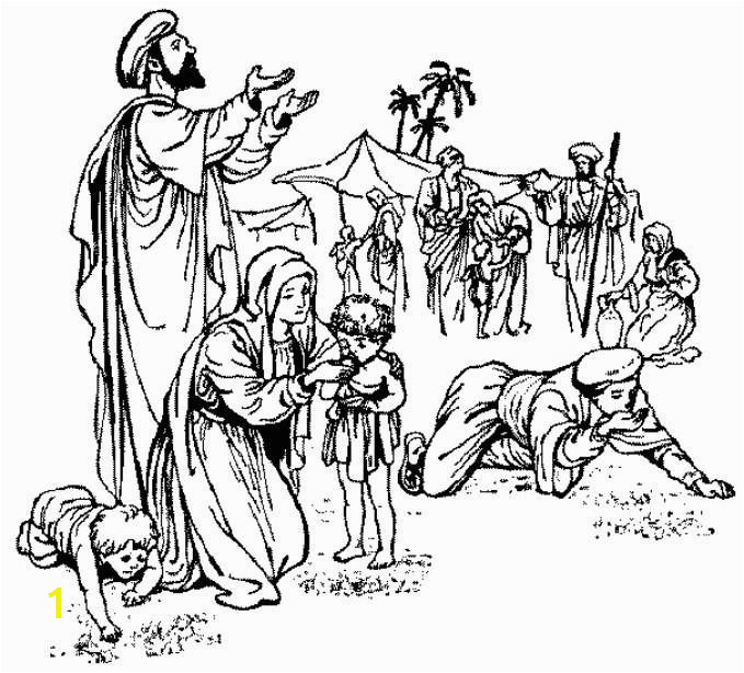 Manna From Heaven Coloring Page 39 Best Gives Food And Water Sunday