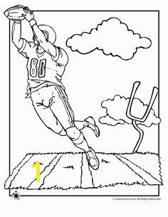 Football Field Coloring Page First and goal Football Coloring Pages Sports Coloring Pages