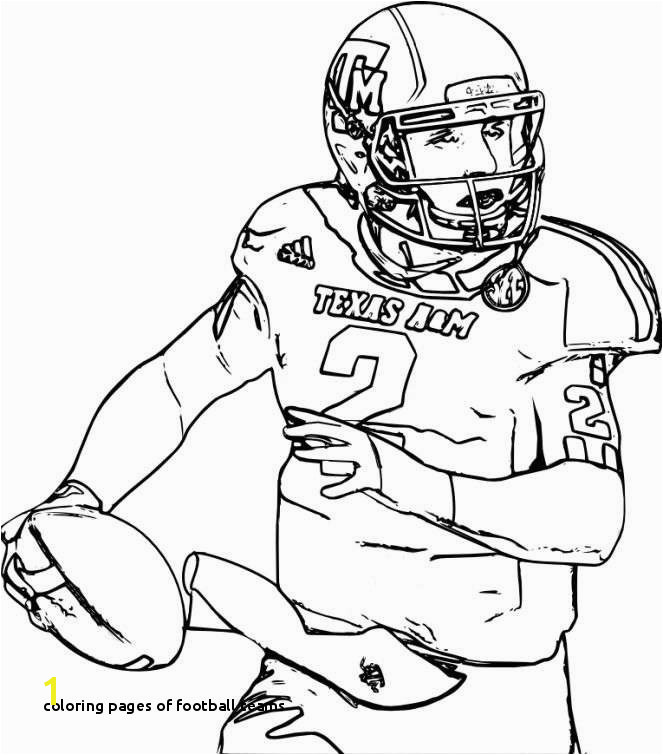 Coloring Pages Football Teams Football Player Coloring Pages Awesome Coloring Pages College