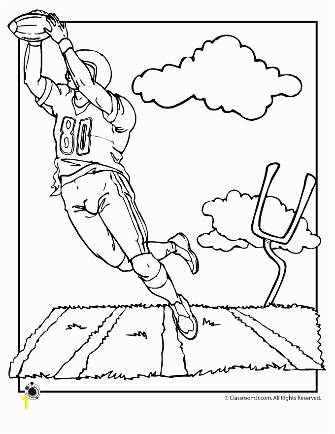 Football Player Coloring Pages Football Field Coloring Page Coloring Pages