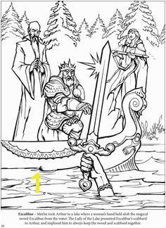 The Adventures of King Arthur Coloring Book Dover Publications Free Printable Coloring Pages Free Coloring