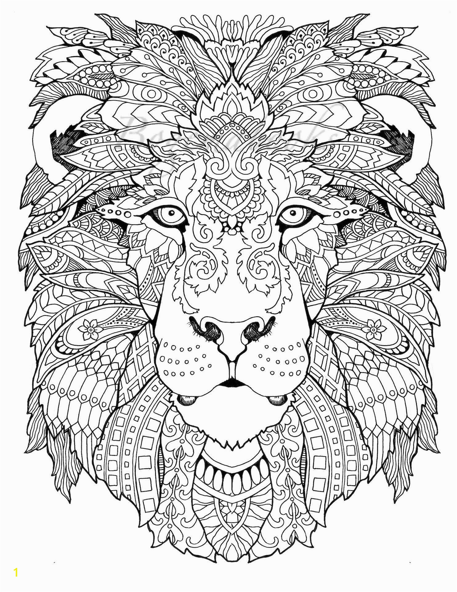 Awesome Animals Adult Coloring Book Coloring pages PDF