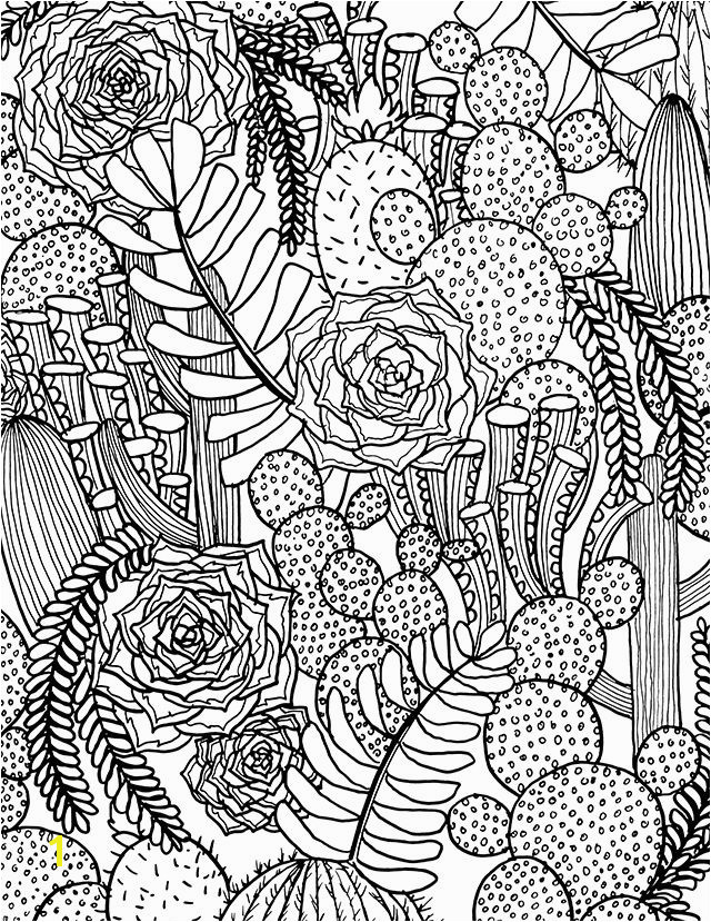 FREE succulent coloring page from alisaburke