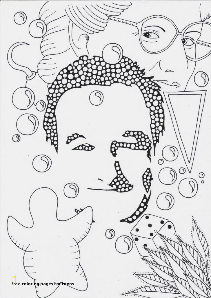 Free Coloring Pages for Teens Free Coloring Pages for Teens Kids Coloring Pages for Girls