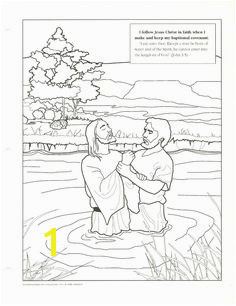 Primary 2 Lesson Manual Lesson 12 I Can Prepare for Baptism I should mention that I Lds Coloring PagesColoring