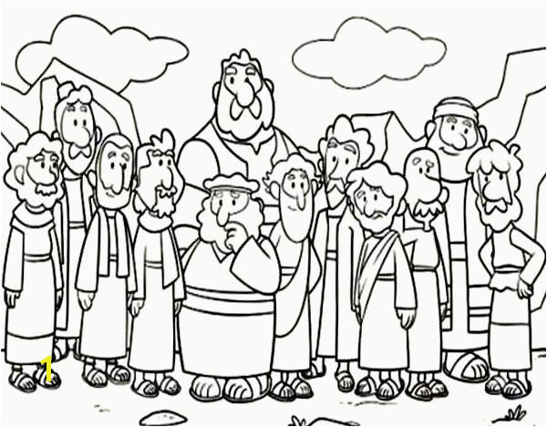 Ctr Coloring Page Elegant Jesus Baptism Coloring Page Lovely Cartoon Od Jesus Disciples