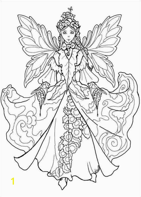 Free Fairy Coloring Pages for Adults to Print Pin by Wallflower Market On Coloring for Grown Ups