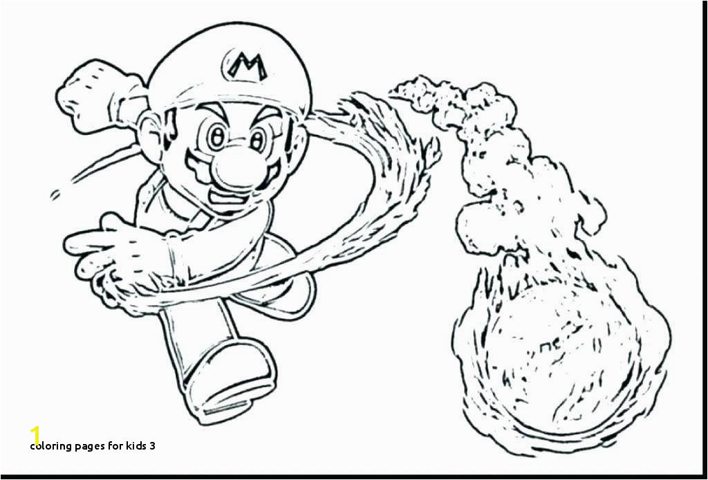 Coloring Pages for Kids 3 Free Printable Super Mario Galaxy Coloring Pages Beautiful 3 O D