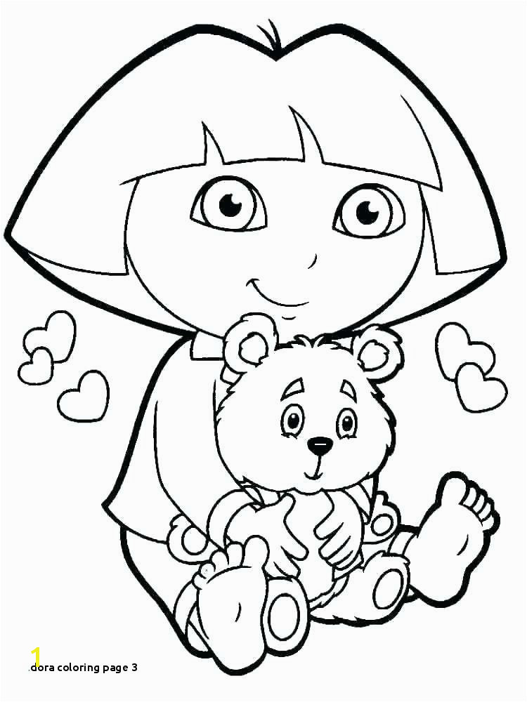 Dora Coloring Page 3 Nick Jr Coloring Pages Colorful Dora Color Page Coloring Color Pages