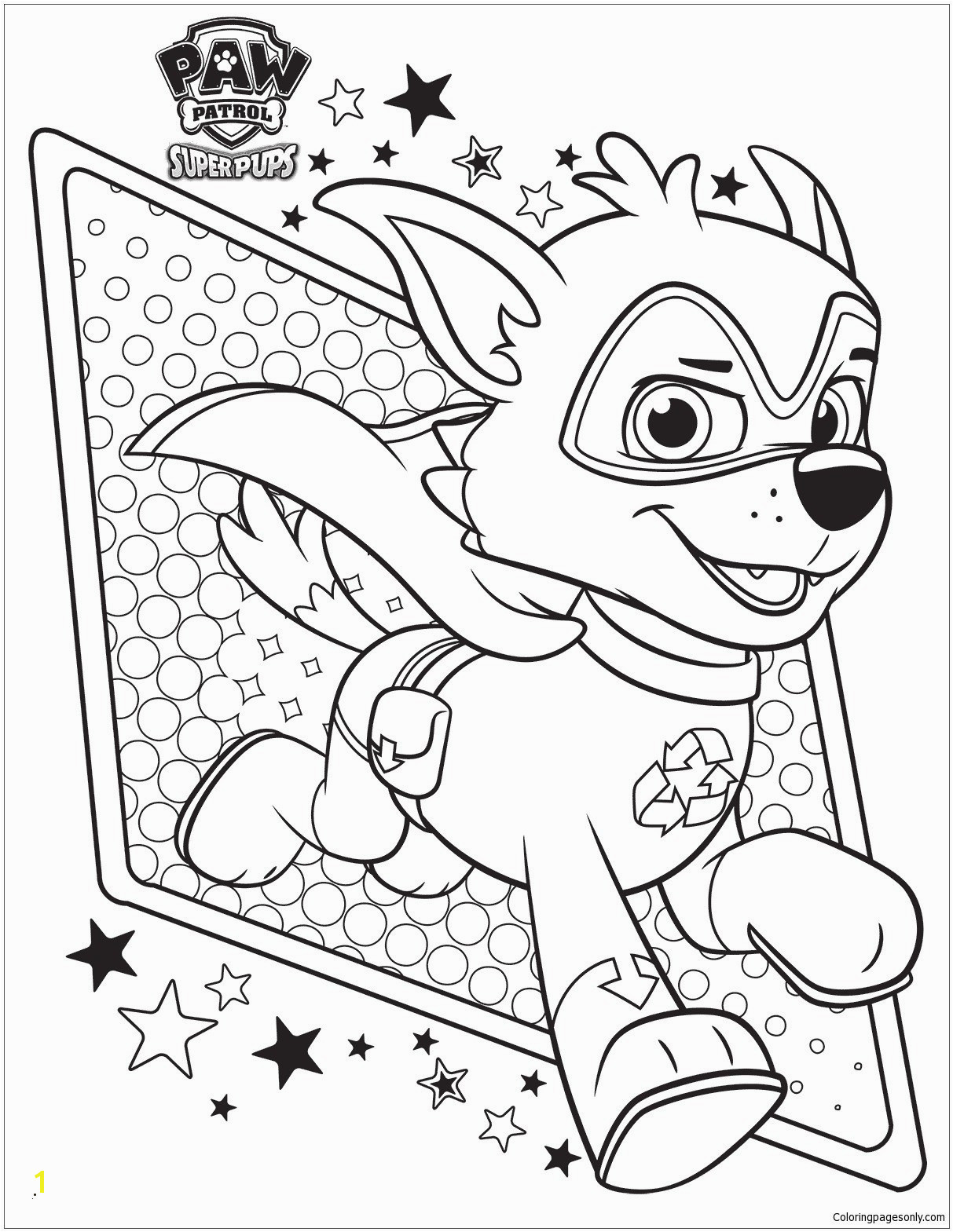 Paw Patrol Chase Ausmalbilder Frisch Paw Patrol Rocky Coloring Page