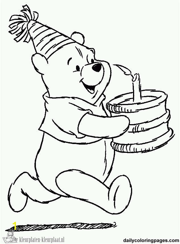 Free Pooh Bear Coloring Pages Kleurplaten Winnie the Pooh Kleurplaten Kleurplaat