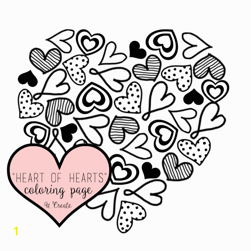 Free Printable Coloring Pages Valentine Heart Coloring Pages Hearts