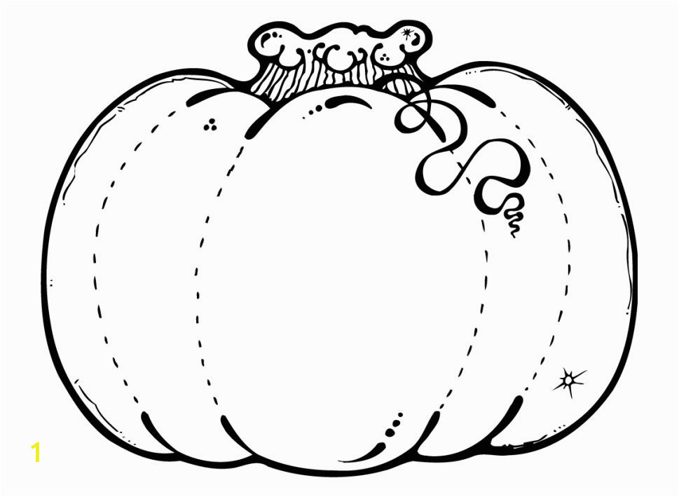 A Pumpkin Coloring Page